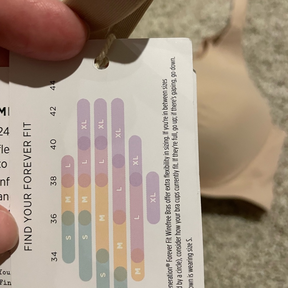 Size small jockey bra new with tags! No underwire